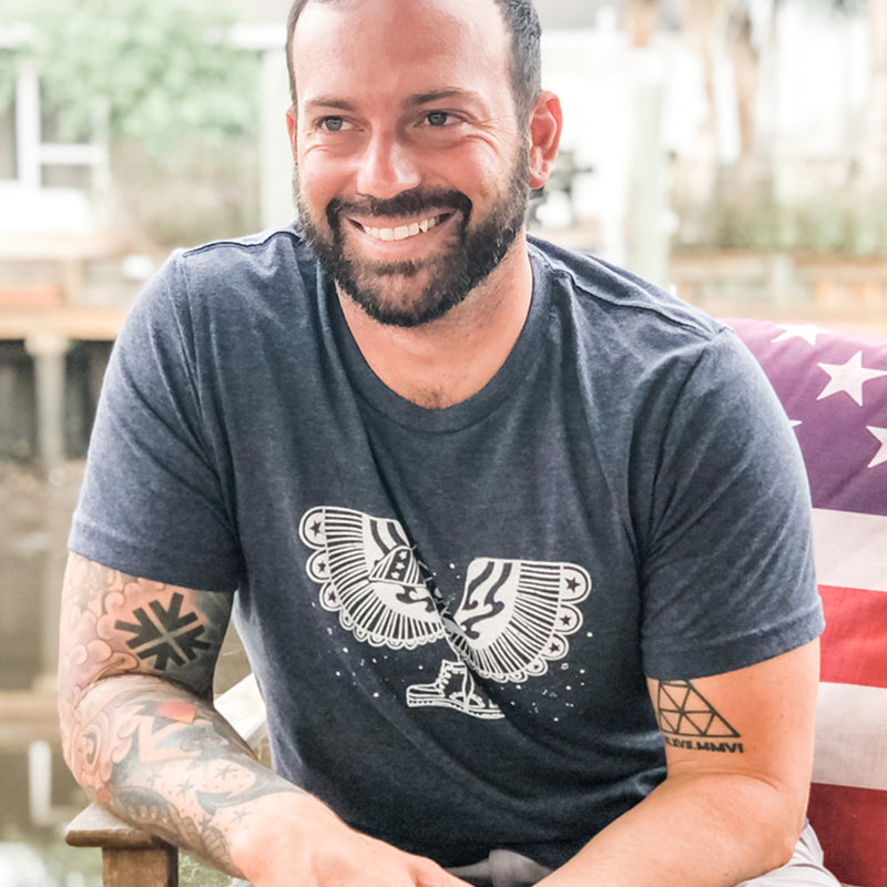 THE ADMIRAL’S DAUGHTERS' FREEDOM EAGLE T-SHIRT TO BENEFIT BOOT CAMPAIGN