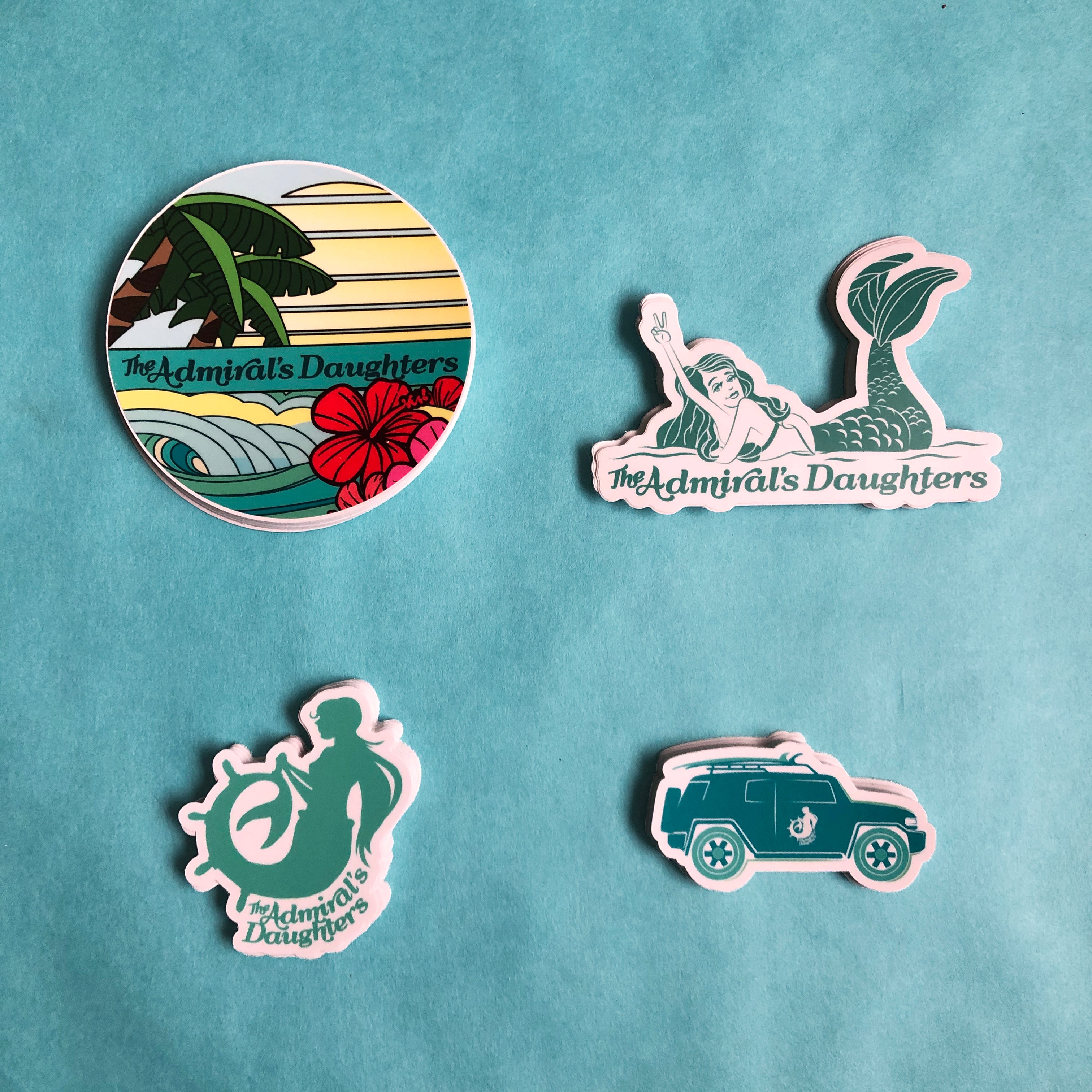 ADMIRAL'S DAUGHTERS STICKER PACK
