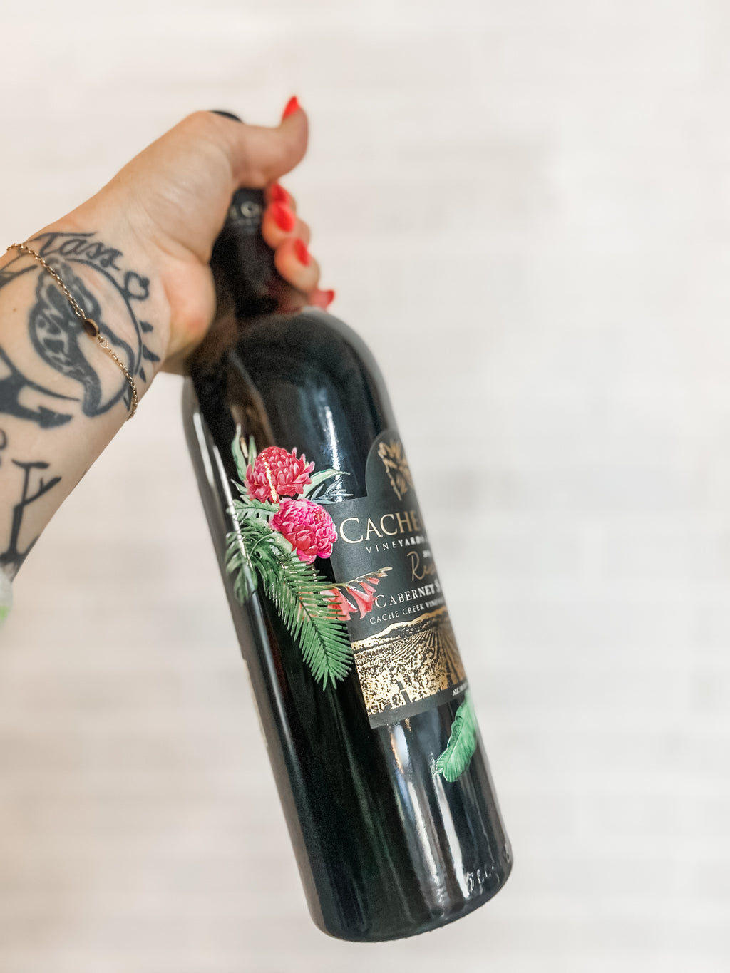 embellished bottle wine bottle art decorating kit  paint wine bottle