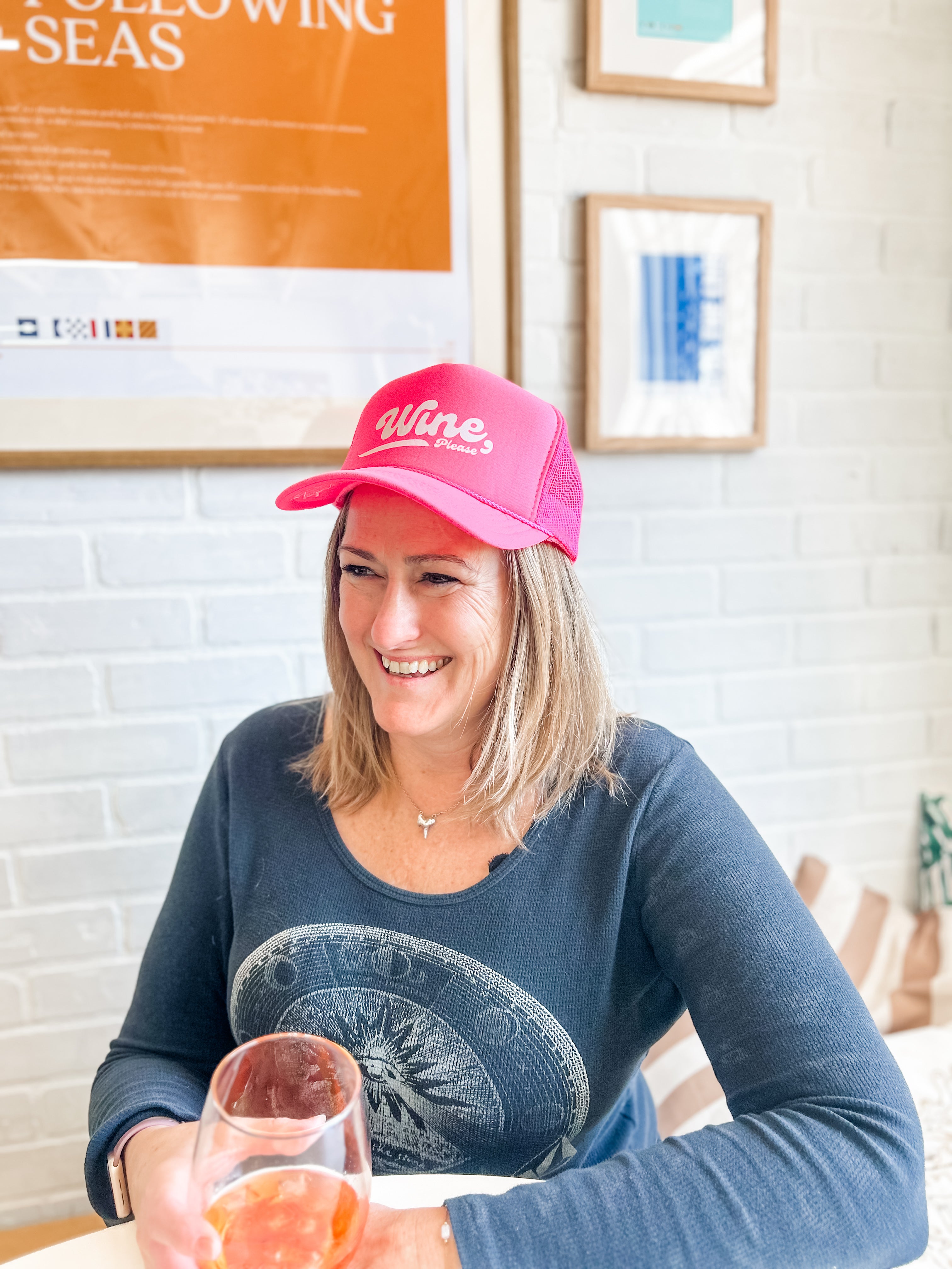 wine please corkie apparel for the casual wino foam trucker hats