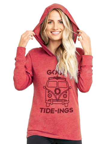 TWINKLY PINEAPPLE RED HOLIDAY LONG SLEEVE T-SHIRT