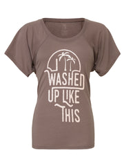 WASHED UP LIKE THIS FLOWY T-SHIRT